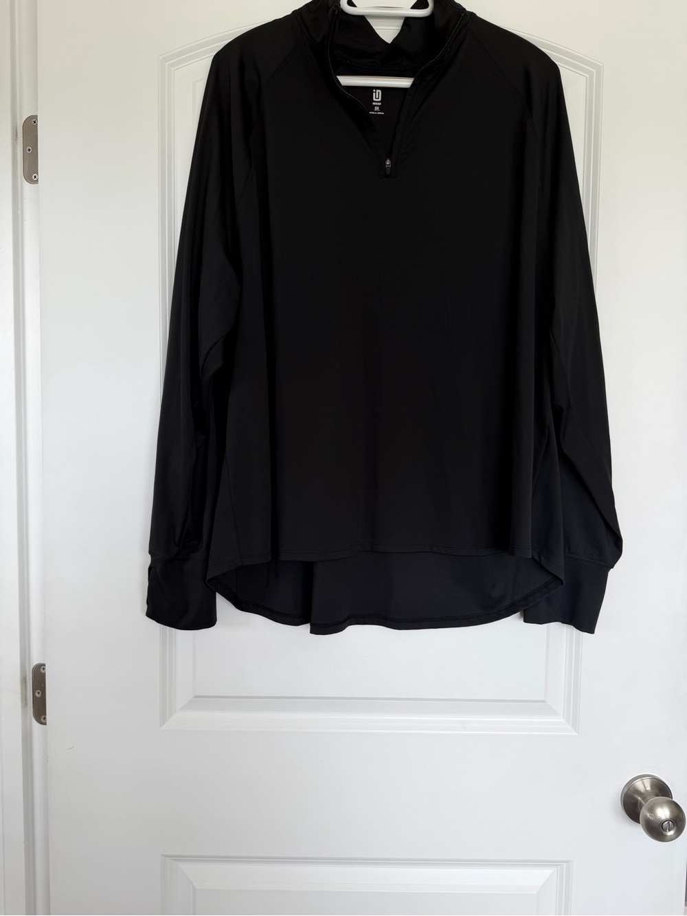 Ideology Black Half-Zip Pullover